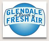 Glendale's Breath of Fresh Air Logo Image of City of Glendale