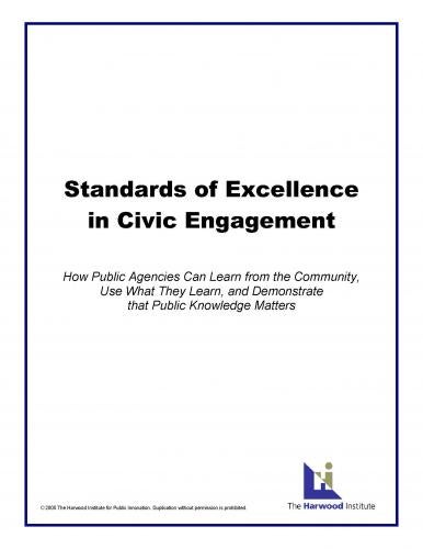 Standards of Excellence in Civic Engagement