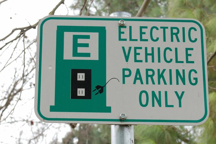 Image of Electric Vehicle Parking Sign