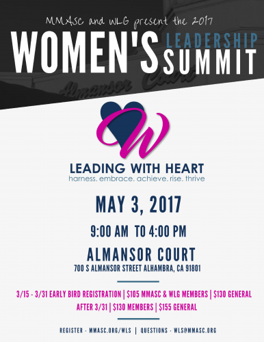 Women's Leadership Summit Flyer