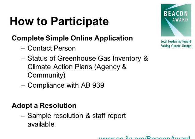 Beacon Award Program Offers Free Informational Webinars