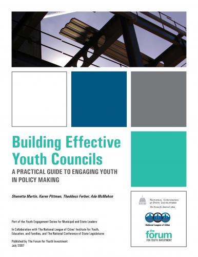 Image of Building Effective Youth Councils: A Practical Guide to Engaging Youth in Policy Making