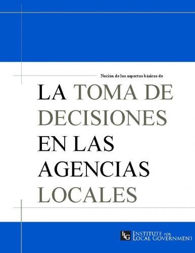 Image of Noción de los Aspectos Básicos de la Toma de Decisiones en las Agencias Locales