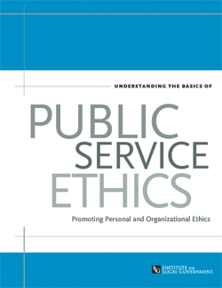 Image of Promoting Personal and Organizational Ethics in Local Agencies