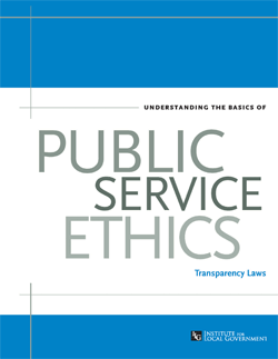 Image of Understanding the Basics of Public Service Ethics: Transparency Laws