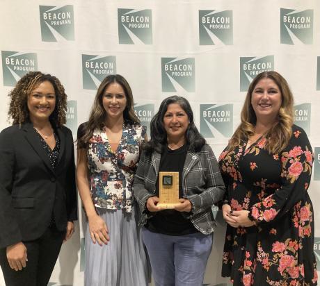 City of Irvine leaders with the city's 2023 Beacon Award