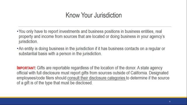 Completing Your Statement of Economic Interest – Form 700 Does it or doesn’t it count as a gift? 