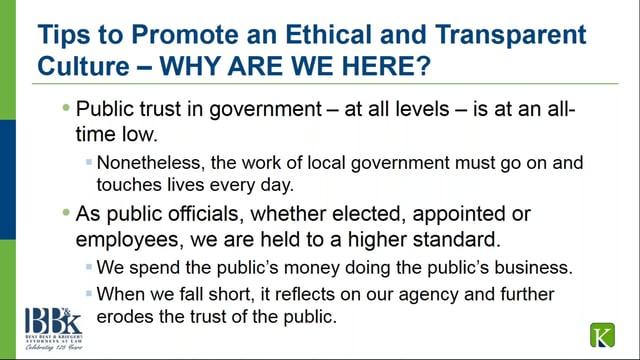 Tips to Promote an Ethical and Transparent Culture 
