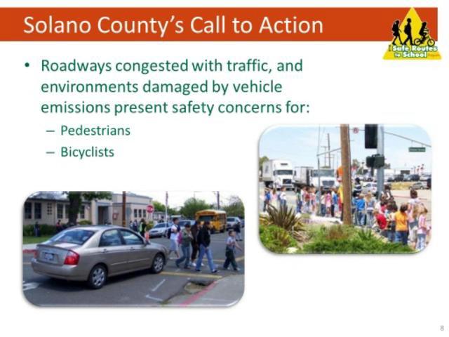 Webinar on Solano County Safe Routes to School