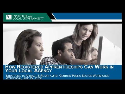 How Registered Apprenticeships Can Work in Your Local Agency