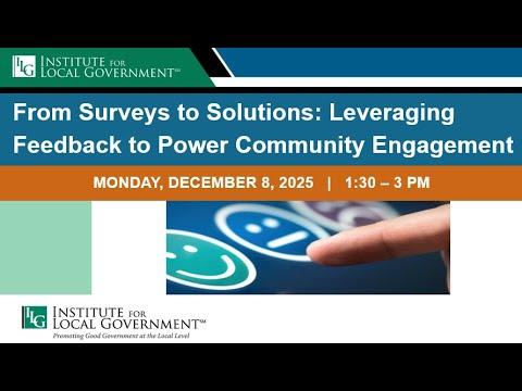 WEBINAR – From Surveys to Solutions: Leveraging Feedback to Power Community Engagement
