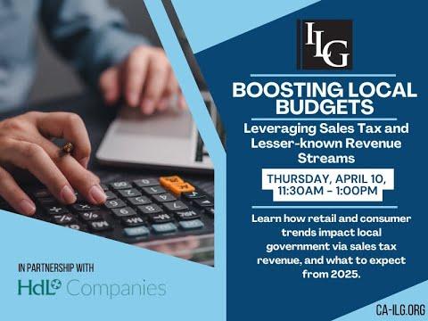Boosting Local Budgets: Leveraging Sales Tax and Lesser-known Revenue Streams