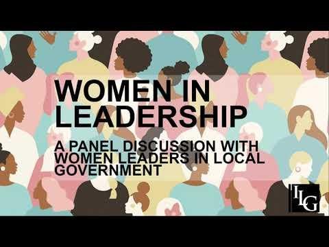 LEADING LOCAL: Local Government Women in Leadership Virtual Panel