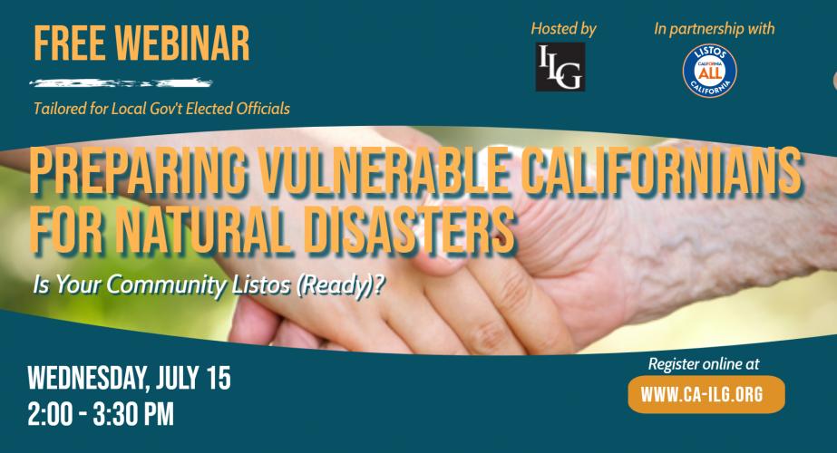 Preparing Vulnerable Californians For Natural Disasters