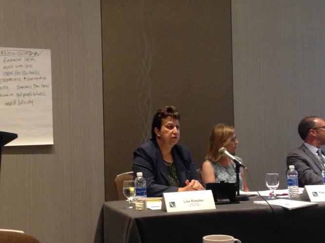 Chief Lisa Rosales, San Pablo Police Department, shared about community policing and economic development partnerships