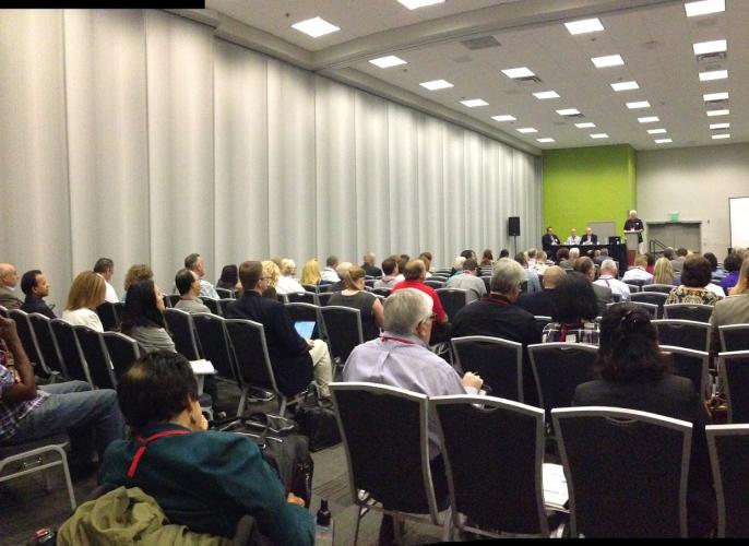 Packed Audience at the 2015 Annual Conference Session on Healthy & Vibrant Communities