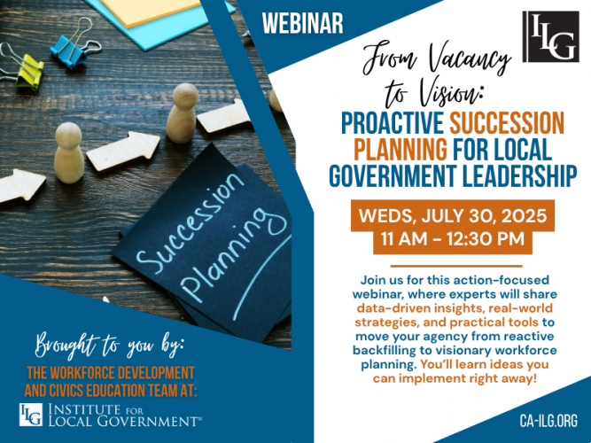 Promotional graphic for webinar Thursday July 30, 10-11am