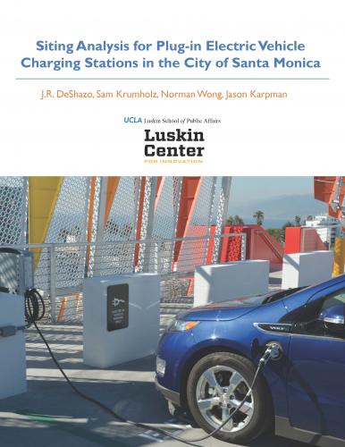 PEV Chargin Stations in the City of Santa Monica