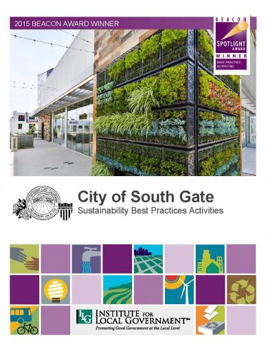City of South Gate Sustainability Best Practices 
