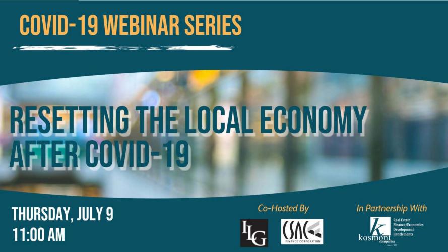 Resetting the Local Economy after COVID-19